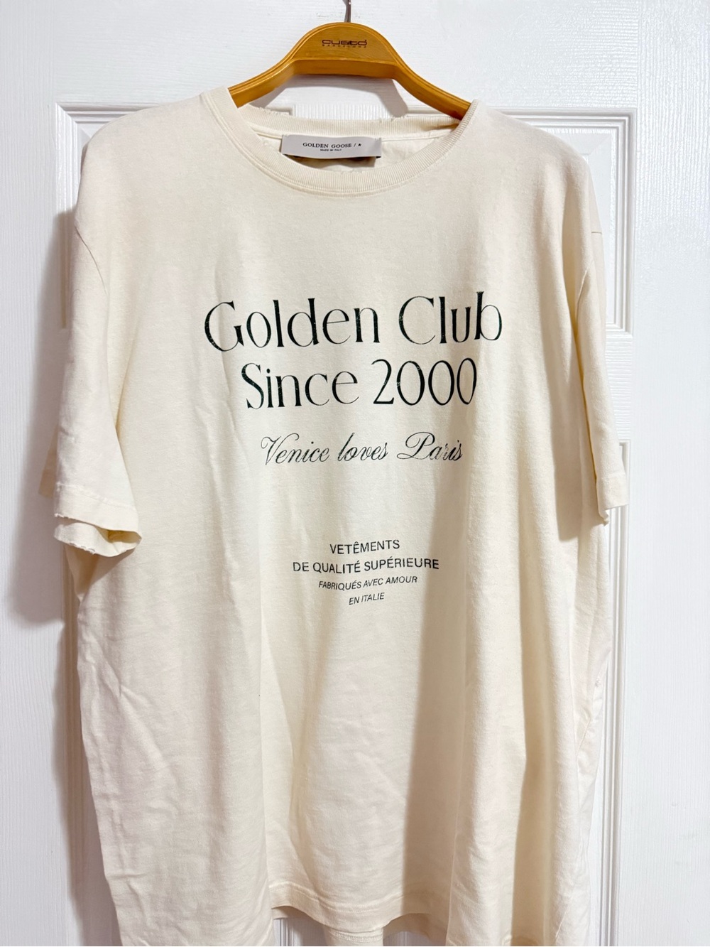 Golden Goose Cream Crewneck Sweatshirt